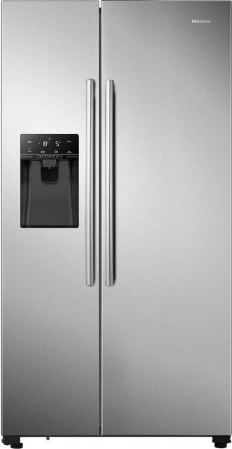 Hisense RS694N4IIF Amerikaanse koelkast Zilver online kopen