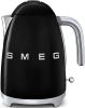 SMEG KLF03BLEU retro 50&apos, s style waterkoker, zwart online kopen