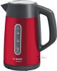 Bosch Snoerloze waterkoker 'DesignLine TWK4P', inhoud 1, 7 liter Rood/Donkergrijs online kopen