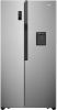 Etna AKV378W Amerikaanse koelkast Zilver online kopen