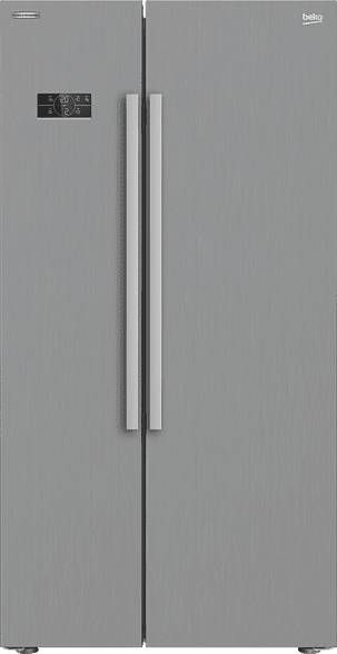 Beko GN163130PTN Amerikaanse koelkast Aluminium online kopen