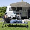 Campart Travel Ligstoel Ancona inklapbaar 200x67x35 cm antracietkleurig online kopen