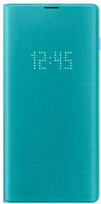 Samsung Galaxy S10+ LED View Cover EF-NG975PGEGWW (Geopende verpakking  Uitstekend) Groen - Koelkastwebshop.nl