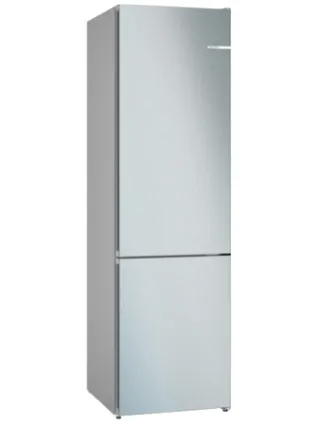 Bosch Koelkast met diepvries KGN392LBF Serie 4 Total No-frost 203 cm RVS look