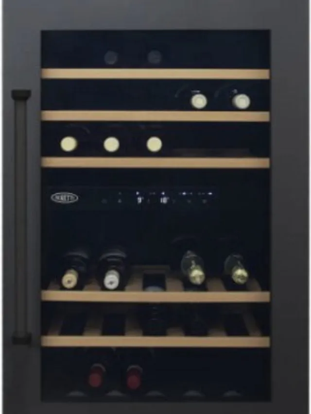 Boretti MLWC88AN Wijnklimaatkast inbouw 88cm, 2 zones, 35 flessen, AN Antraciet