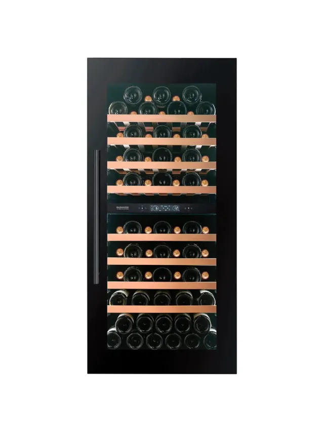 Dunavox Spirit-70 Wijnkoelkast DVS-70.185DMB 2 Zones Mat Zwart Mat Zwart