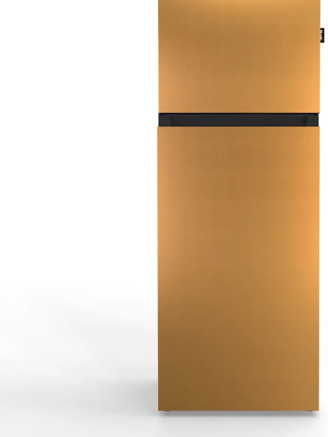 Nunki MEDIUM-ABRZ / Brushed Bronze Design Koel-vriescombinatie - 206L - E-label - Volledig in kleur Brons