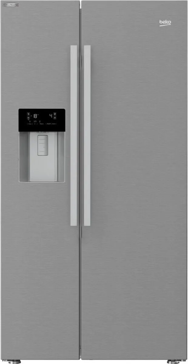 Beko GN162330XBN | Amerikaanse koelkast | Ijs en Water dispnerser | NoFrost Roestvrijstaal (Inox)
