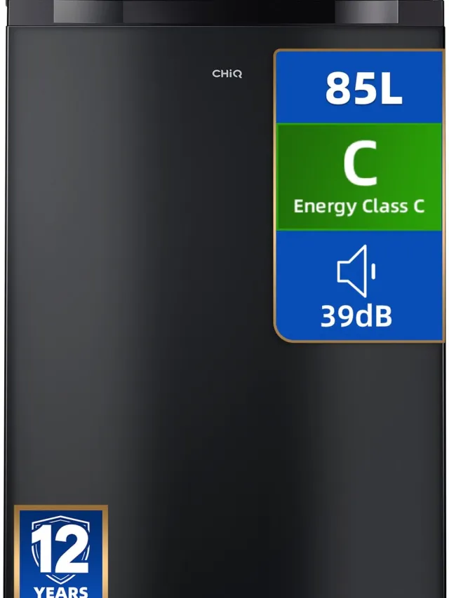 chiq CSD95BC - Vrijstaande Vriezers - Tafelmodel - 85 L - Energieklasse C - 3 Lades - 39 dB - 12 Jaar Garantie op Compressor Zwart