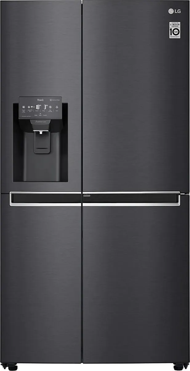 Lg GSJ961MCCZ Amerikaanse koelkast, 601 liter, DoorCooling Mat Zwart