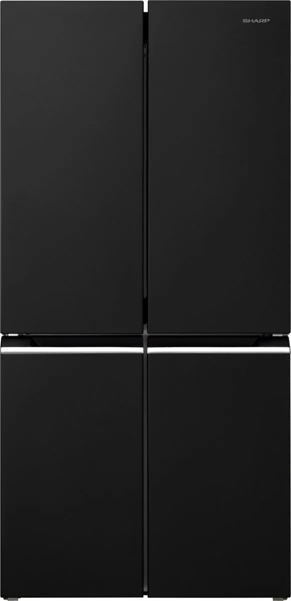 Sharp SJNFA15IMXBDEU - Amerikaanse koelkast - 4 deurs - 488 liter - energie label D - Advanced No Frost - zwart