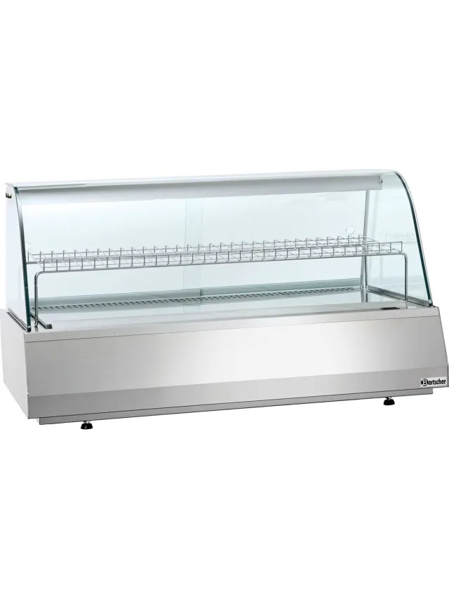 Bartscher Koelvitrine 3/1gn, Ronde Ruit, Bartscher 405057 rvs