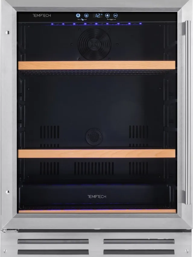 Temptech WFQ60SCS - Koelkast voor blikjes en Flesjes -180st van 33cl Zilver