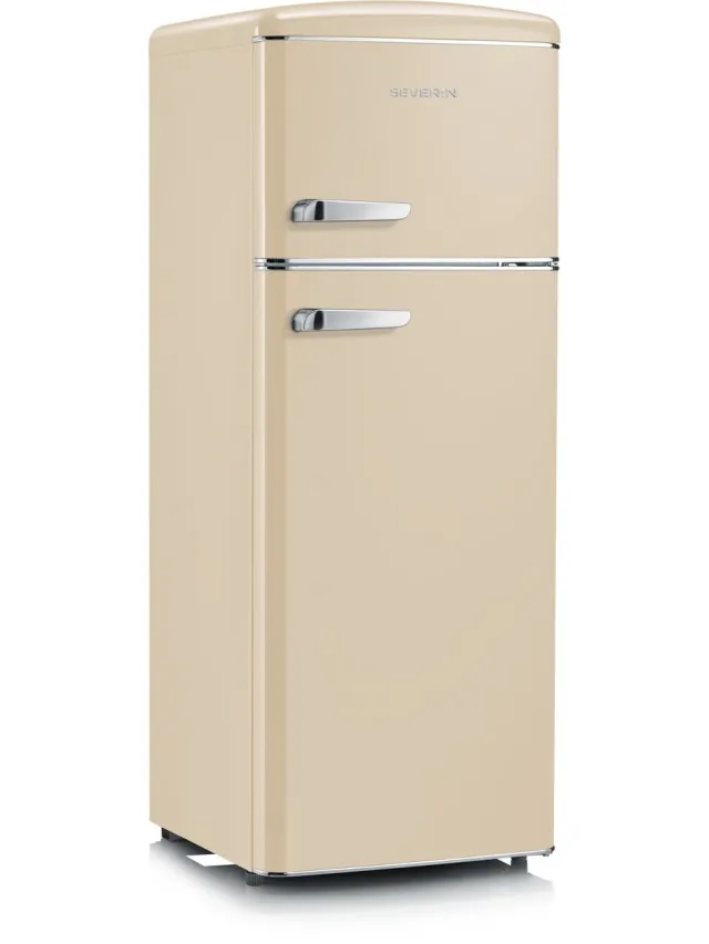 Severin RKG 8953 koel-vriescombinatie vrijstaand, 206 liter Crème