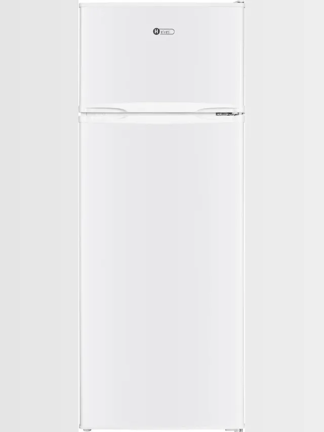 helvetia HRADP206EB1 koel-vriescombinatie, 206 liter Wit