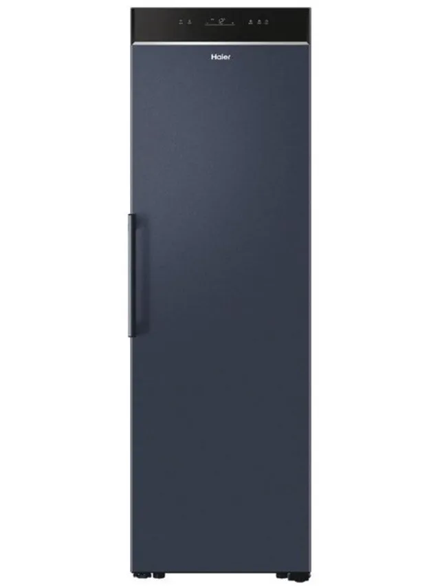 Haier Wine Cave 60 Series 7 Vrijstaande Wijnkoelkast HWS247FAH1 dichte deur Zwart