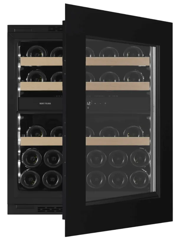 Wine Klima D30-SV72-PUSH Zwart