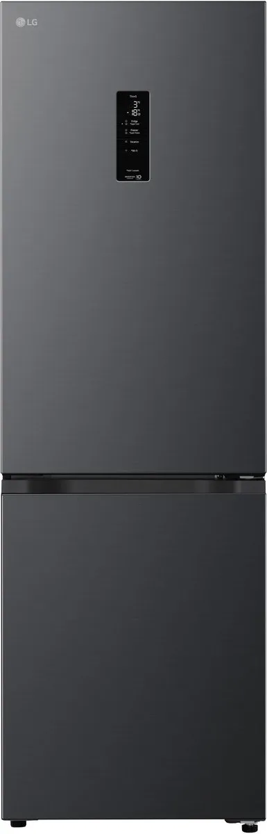 LG GBBSJ11DEP koel‑vriescombinatie Zwart met DoorCooling voor gelijkmatige koeling - Zero Clearance voor een naadloze pasvorm - MAXFit voor maximale opslagruimte - ThinQ bediening. Energieklasse D Essence Mat Zwart