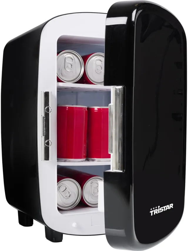 Tristar KB-7610 - Mini Koelkast - 10 L - Make-up Skin Care Koelkast - Gaming Koelkast - Camping Koelkast - 12/230V Zwart - 10 Liter