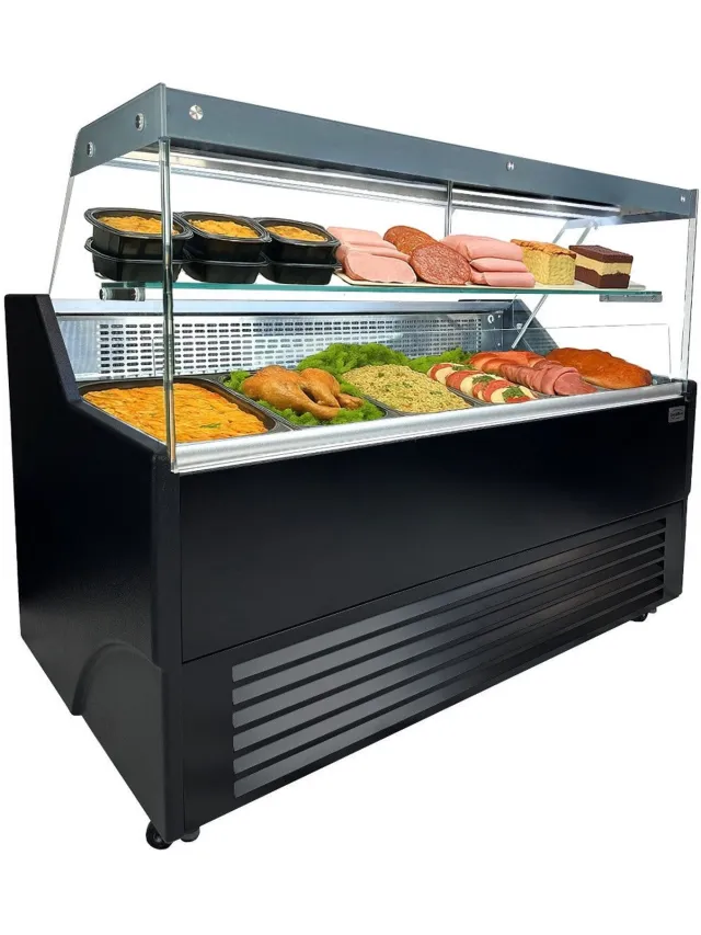 Combisteel KOELVITRINE WESLEY 1.5 - CombiSteel 7090.0090 - Horeca & Professioneel Grijs