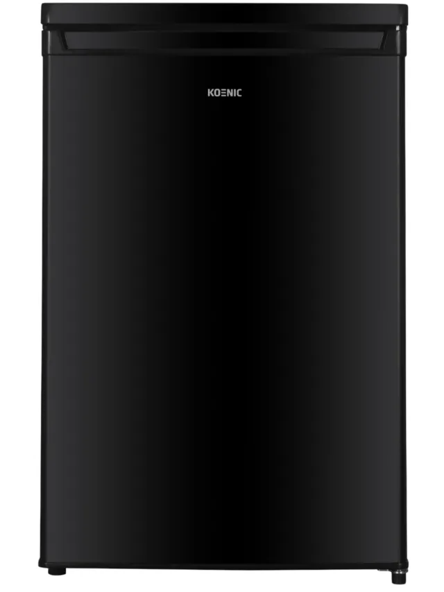 Koenic Kfk 121 C B - 95 L Breedte 54.5 Cm Hoogte 85 Tafel Koelkast Zwart