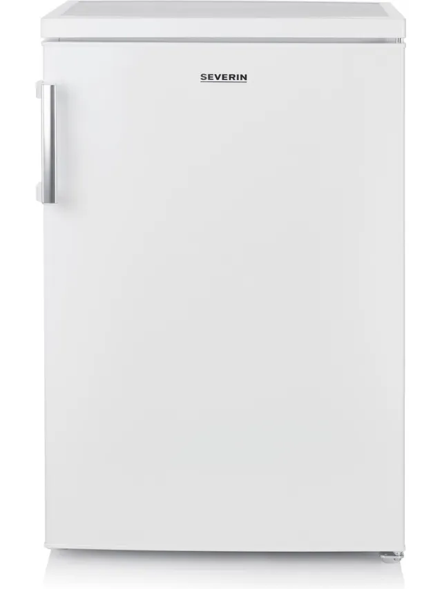Severin TKS 8846 - Tafelmodel koelkast met vriesvak - Veel opbergruimte 120 Liter - Grote Veggibox - Wit - Luxe Handvat