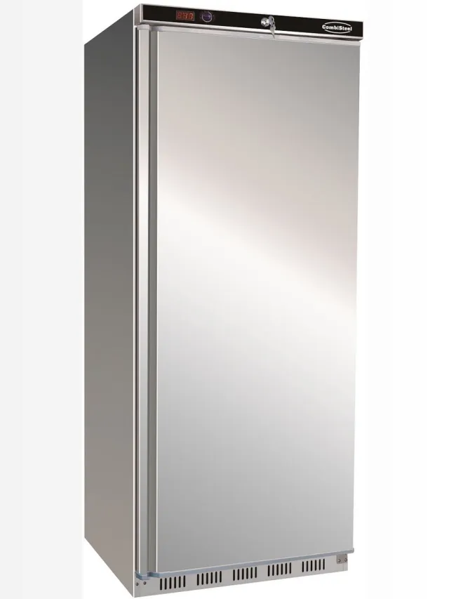 Combisteel Koelkast - 640L 2/1 GN - RVS - 0°C/+8°C - Statisch + Ventilator - 775x695x1885mm - Horeca Koelkast Grijs
