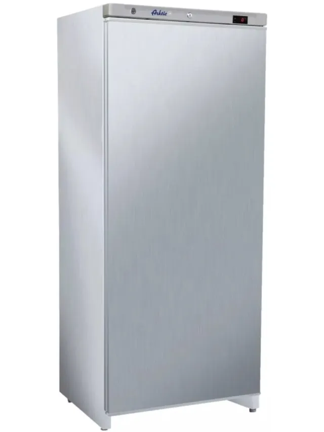 Arktic Hendi Arktic Koelkast Budget Line - RVS Behuizing - 4 Planken + Bodemplank - +2°C/+8°C - 230V/193W - 775x769x1900mm - Horeca Koelkast