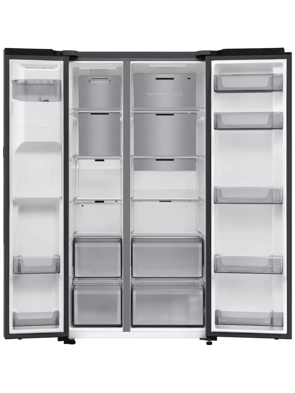 Samsung RS70F66KBTEF Amerikaanse koelkast Grijs, foto 3
