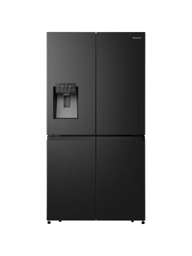 Hisense Rq760n4sbfe - Amerikaanse Koelkast Breedte 91.4 Cm Hoogte 178.5 Inhoud 352 L Nofrost Zwart