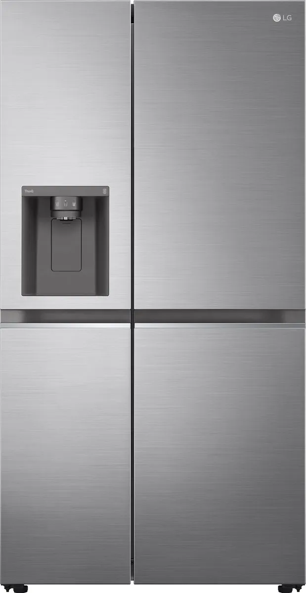 LG GSLV70PZTD Amerikaanse koelkast met DoorCooling+™ - D energie label - 635L inhoud - Water- & ijsdispenser - Total No Frost - Inverter Linear Compressor Platinum Zilver