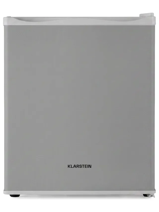 Klarstein Minibar Happy Hour 5-15°C 25 dB ledverlichting - Minikoelkast - 30L - voor Hotelkamer voor Partykelder - Stil LED-Binnenverlichting Compact Geruisloos - Mini Fridge - Hotelkoelkast - Kleine Koelkast - Compact Koelkast Zilver
