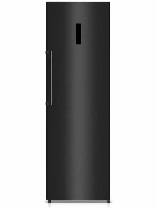 NextNorm NN282-1DVK-B – Luxe NoFrost Vrieskast 282L | Modern | Black Design zwart geborsteld staal