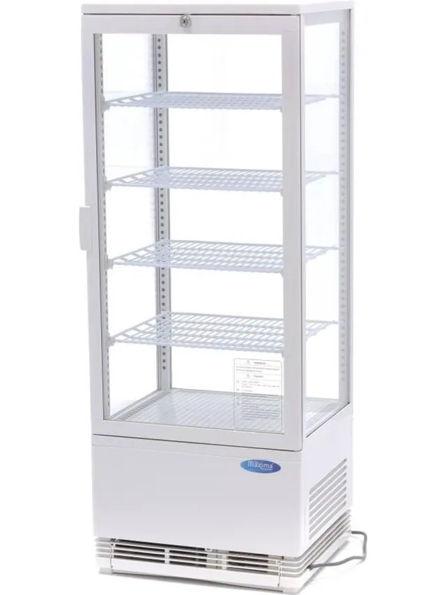 Maxima Koelvitrine - 98 L - 43 cm - Wit White