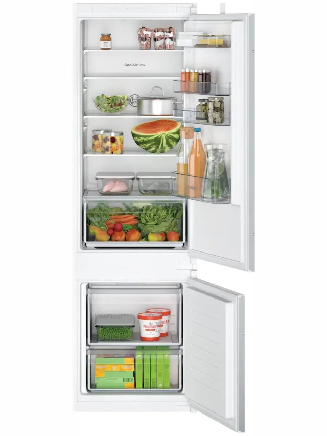 Bosch KIV87NSE0 koel-vriescombinatie wit