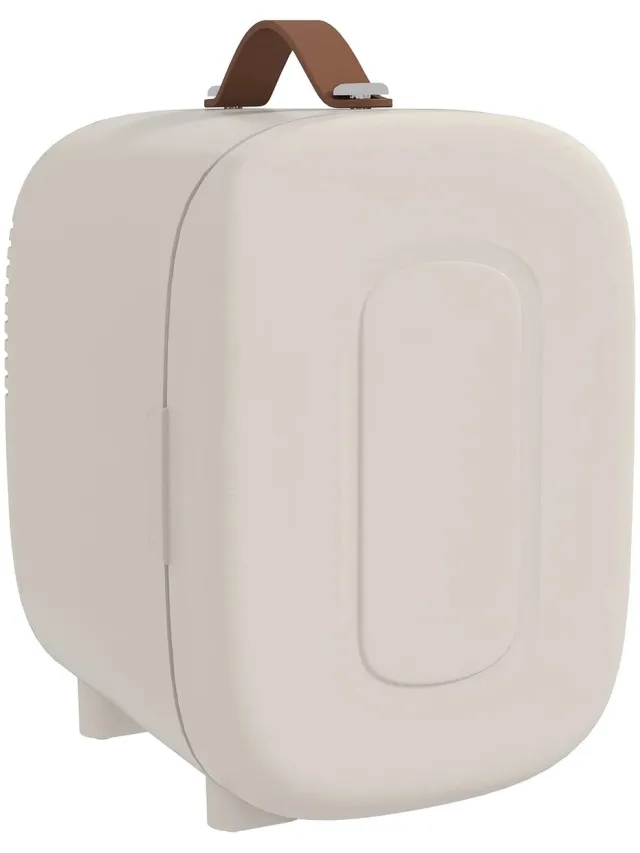 G&G mini koelkast - Koelkasten - Koelkastje - Make up - Cosmetica - Beauty fridge - Blikjes - 4 liter - 20,3x13,5x28cm - Wit