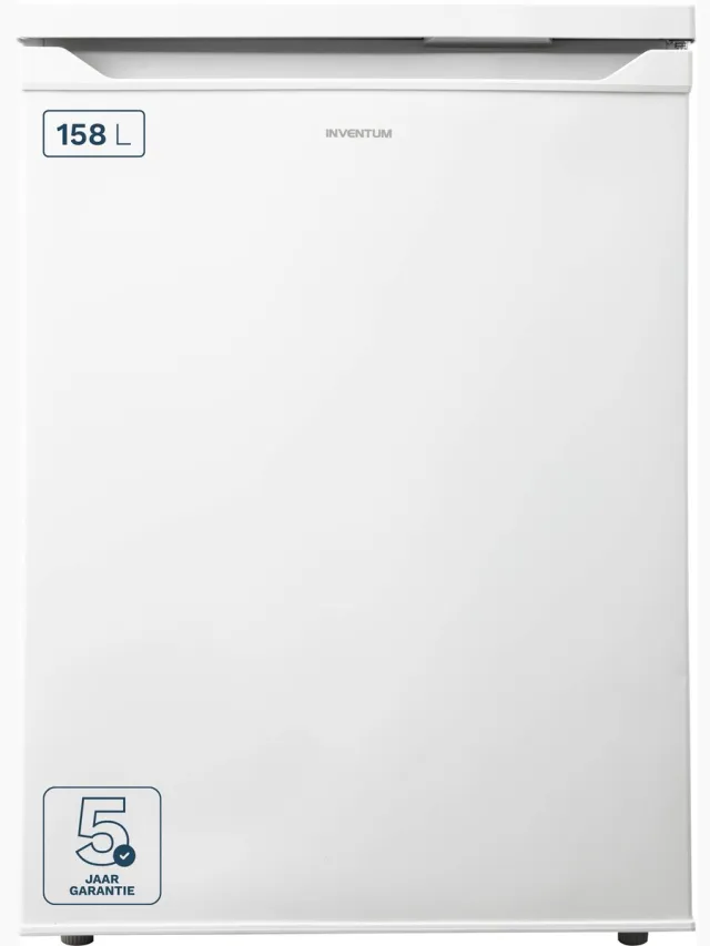 Inventum KK600 tafelmodel koelkast 158 liter - Zonder vriesvak - 60 cm breed - Led-verlichting - Energielabel D - Vrijstaand - Wit