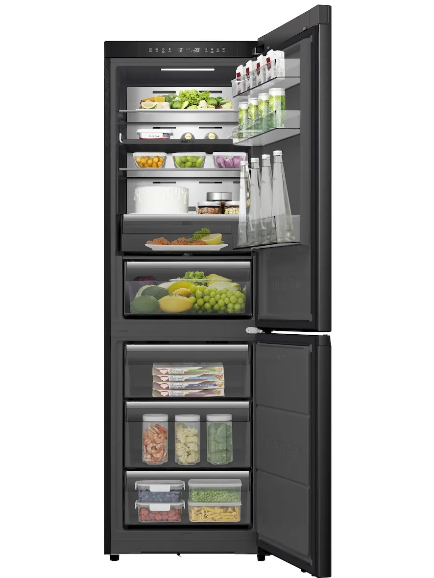 Hisense RB5K330GSFC Koel-vriescombinatie Zwart, foto 2