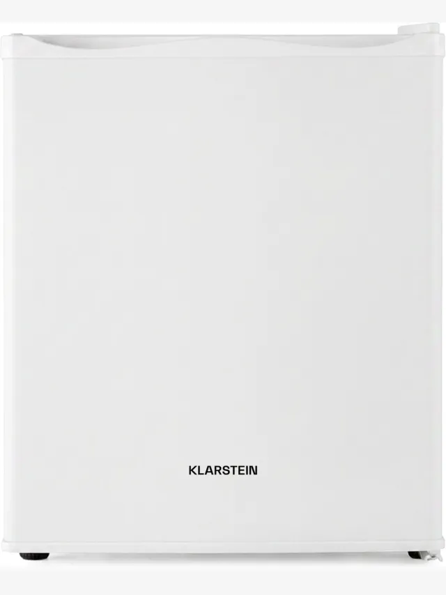 Klarstein Minibar minikoelkast voor op de kamer, 30 liter minikoelkast voor drankjes en cosmetica, kleine , kleine en stille koelkast, verstelbare planken, kleine huidverzorgingskoelkast 5-15 °C - 25 dB - voor Hotelkamer voor Partykelder Wit