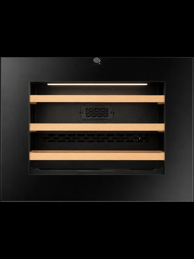 CENDO WKI51-24F - Wijnkoelkast - Inbouw - Touch to Open- 60 x 45 cm - Geruisloos en Trilvrij Zwart