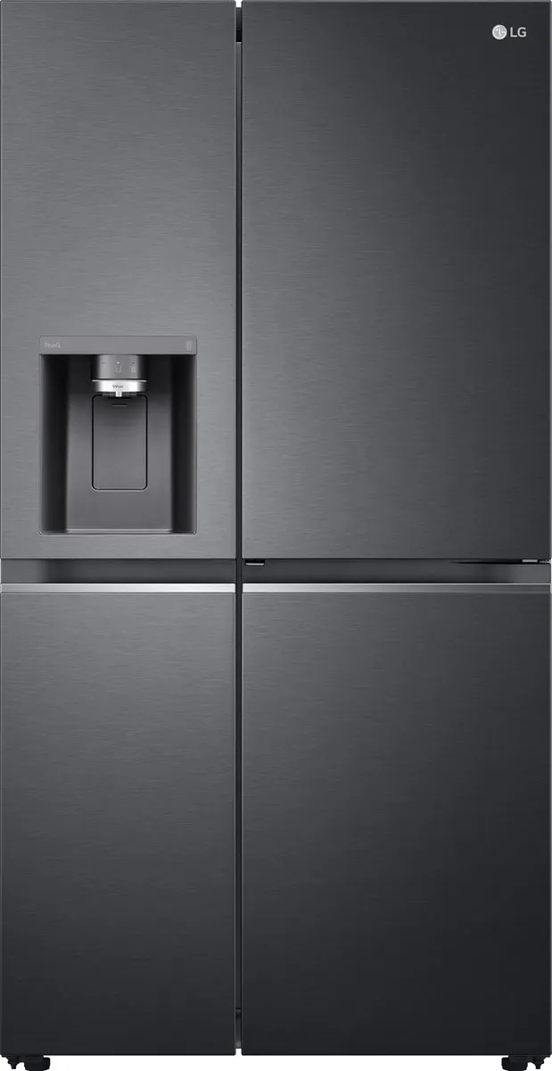 LG GSJV90MCAE Amerikaanse koelkast met Door-in-Door™ - 635L inhoud - DoorCooling+™ - Water- en ijsdispenser met UVnano™ - Total No Frost - Inverter Linear Compressor matt charcoal