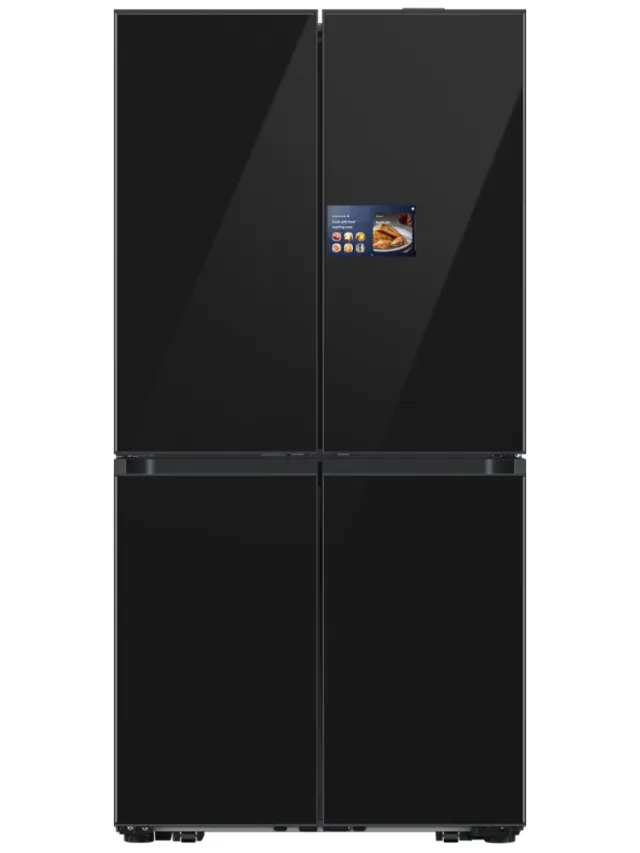 Samsung Bespoke AI French Door Koelkast 9-serie Family Hub 9 654L Clean Black