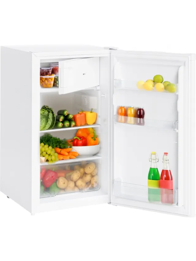 KitchenBrothers tafelmodel koelkast met vriesvak, 102 liter Wit