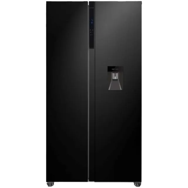 Frilec BONNSBS-680-WS-040CB Amerikaanse koelkast Zwart