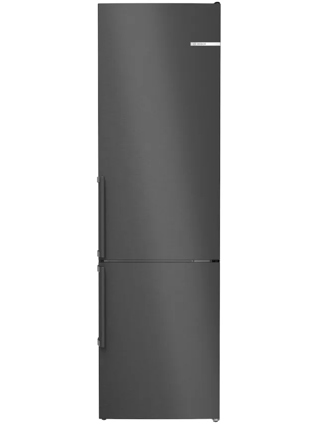 Bosch KGN39VXCT koel-vriescombinatie zwart BlackSteel
