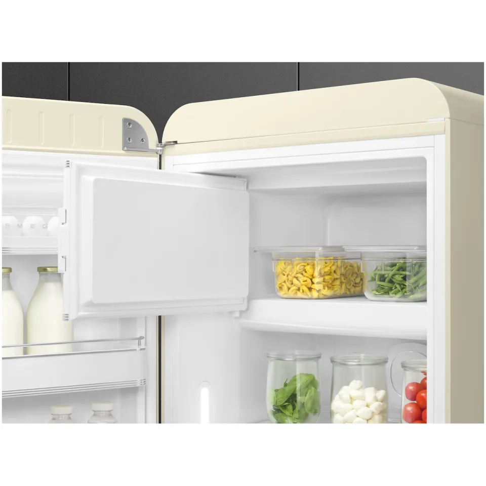 Smeg FAB28LCR6 koelkast met vriesvak crème, foto 4