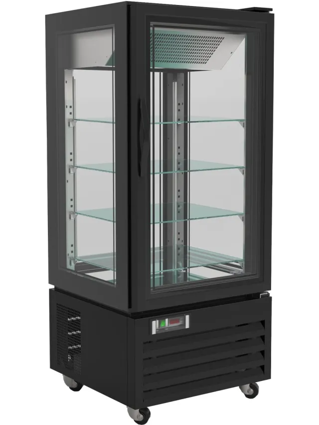 Combisteel Gebaksvitrine Koel 1500 Zwart