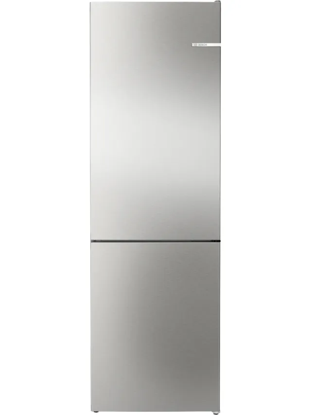 Bosch Kgn362i1f - Koel-vriescombinatie Breedte 60 Cm Hoogte 186 Inhoud 321 L Nofrost Roestvrij Staal Roestvrijstaal