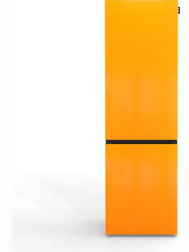 Nunki Large Combi NFA – Koel-vriescombinatie – No Frost – A-klasse – 304 liter – Front Sunflower Gloss Zonnebloem
