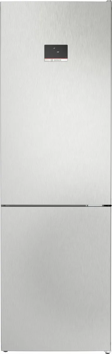 Bosch KGN367LDF - Serie 4 - Koel-vriescombinatie - Zeer stil - Energielabel D - Total No Frost: Nooit meer ontdooien - RVS- VitaFresh XXL 0°C: houd etenswaren langer vers met extra ruime vershoudlades Roestvrijstaal